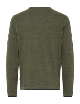 Camiseta Blend Botones verde