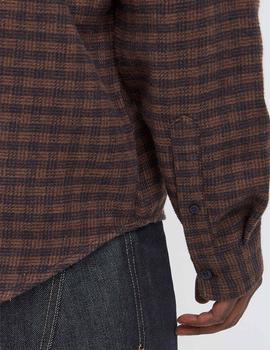 Camisa Blend Cuadros marron