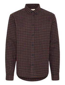 Camisa Blend Cuadros marron