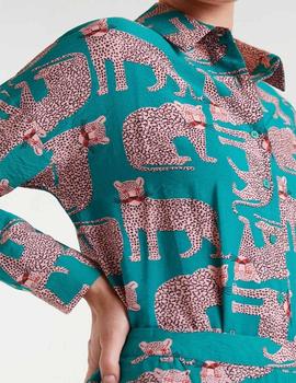 Camisa Compañia Gatos verde