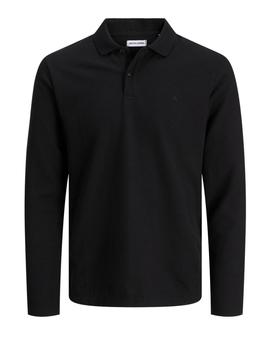 Polo Jack&Jones M/L Austin negro