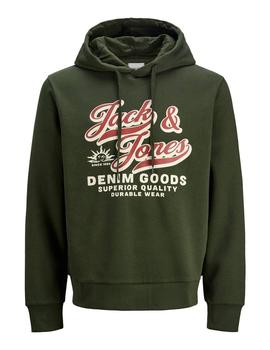 Sudadera Jack&Jones Logo verde