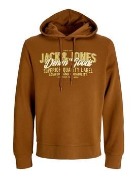 Sudadera Jack&Jones Logo camel