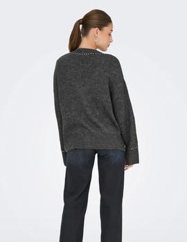 Chaqueta Only Tachas gris