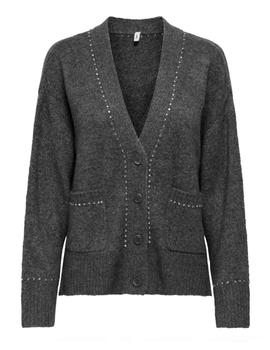 Chaqueta Only Tachas gris