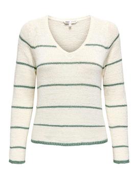 Jersey Only Geena Pico Rayas verdes