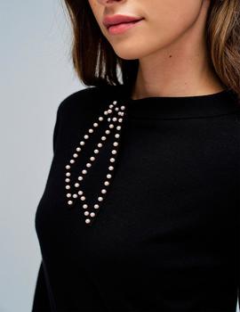 Jersey Salsa Perlas negro