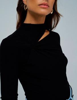 Camiseta Salsa M/L negra