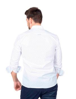 Camisa Yellow Flores blanca