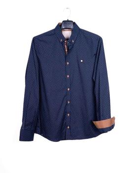 Camisa Yellow Topos marina