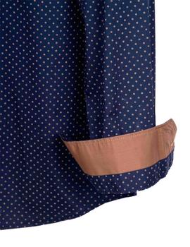 Camisa Yellow Topos marina