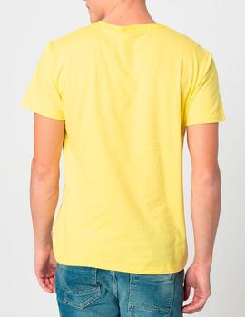 Camiseta Blend letras amarilla