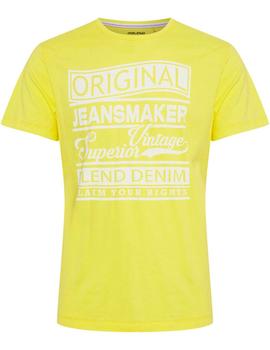 Camiseta Blend letras amarilla