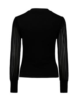 Top Hailys Canale M/L negro