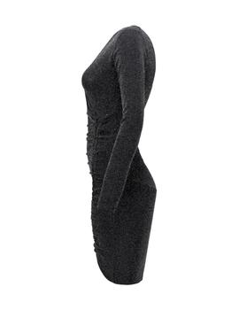 Vestido Hailys Brillos negro