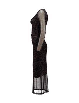 Vestidos Hailys Animal marron