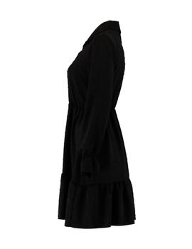 Vestido Hailys Plumeti negro
