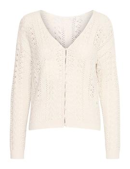 Jersey Ichi Botones Calado beige