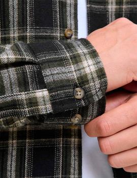 Camisa Jack&Jones Joshua Cuadros negra