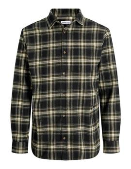 Camisa Jack&Jones Joshua Cuadros negra