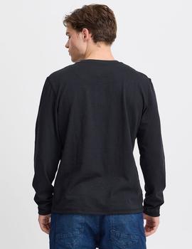 Camiseta Blend Botones negra