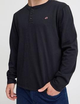 Camiseta Blend Botones negra