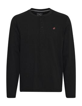 Camiseta Blend Botones negra