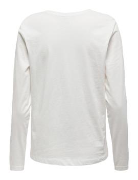Camiseta Only Noomi M/L blanca