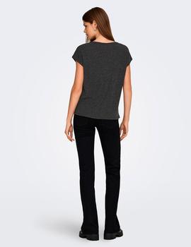 Top Only Carol Lurex Rombos plata