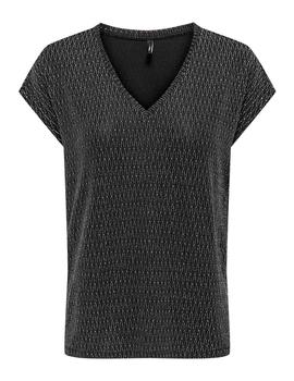 Top Only Carol Lurex Rombos plata