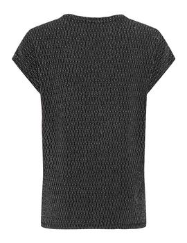 Top Only Carol Lurex Rombos plata