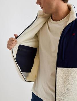 Cazadora Williot Borreguillo marina