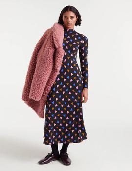 Vestido Compañia Corazones largo negro