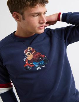 Sudadera Williot Vespa marina