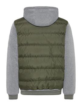 Cazadora Blend Mangas Algodon verde