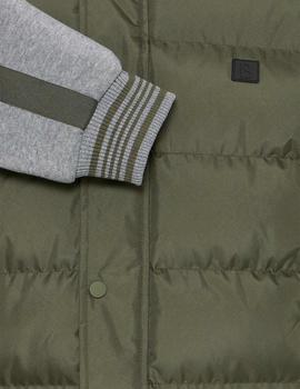 Cazadora Blend Mangas Algodon verde