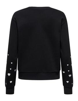 Sudadera JDY Only Paris negra