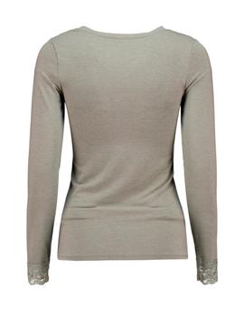 Camiseta Hailys Puntilla verde