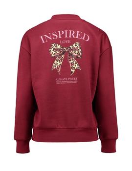 Sudadera Hailys Lazo granate