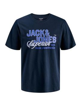 Camiseta Jack&Jones Logo navy