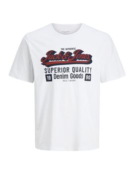 Camiseta Jack&Jones Logo cloud dancer