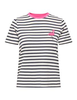 Camiseta Only Pelicano Rayas