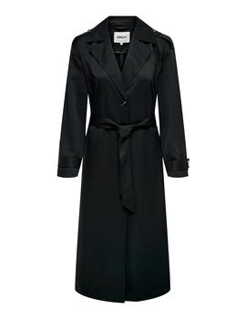 Gabardina Only Line negra