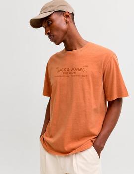 Camiseta Jack&Jones Bluaiden amber brown