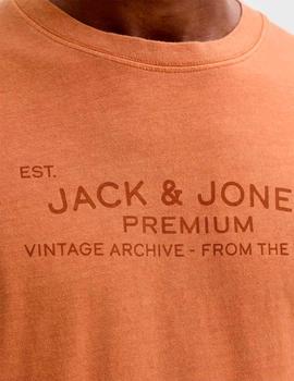 Camiseta Jack&Jones Bluaiden amber brown