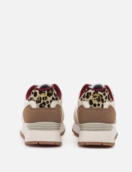 Zapas Mustang Chica beige/leo