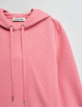 Sudadera Salsa Chica rosa