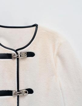 Chaqueta Salsa Pelo blanca