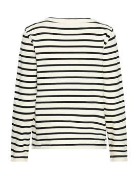 Camiseta B.Young Rayas beige