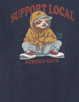 Camiseta Blend Animal marina